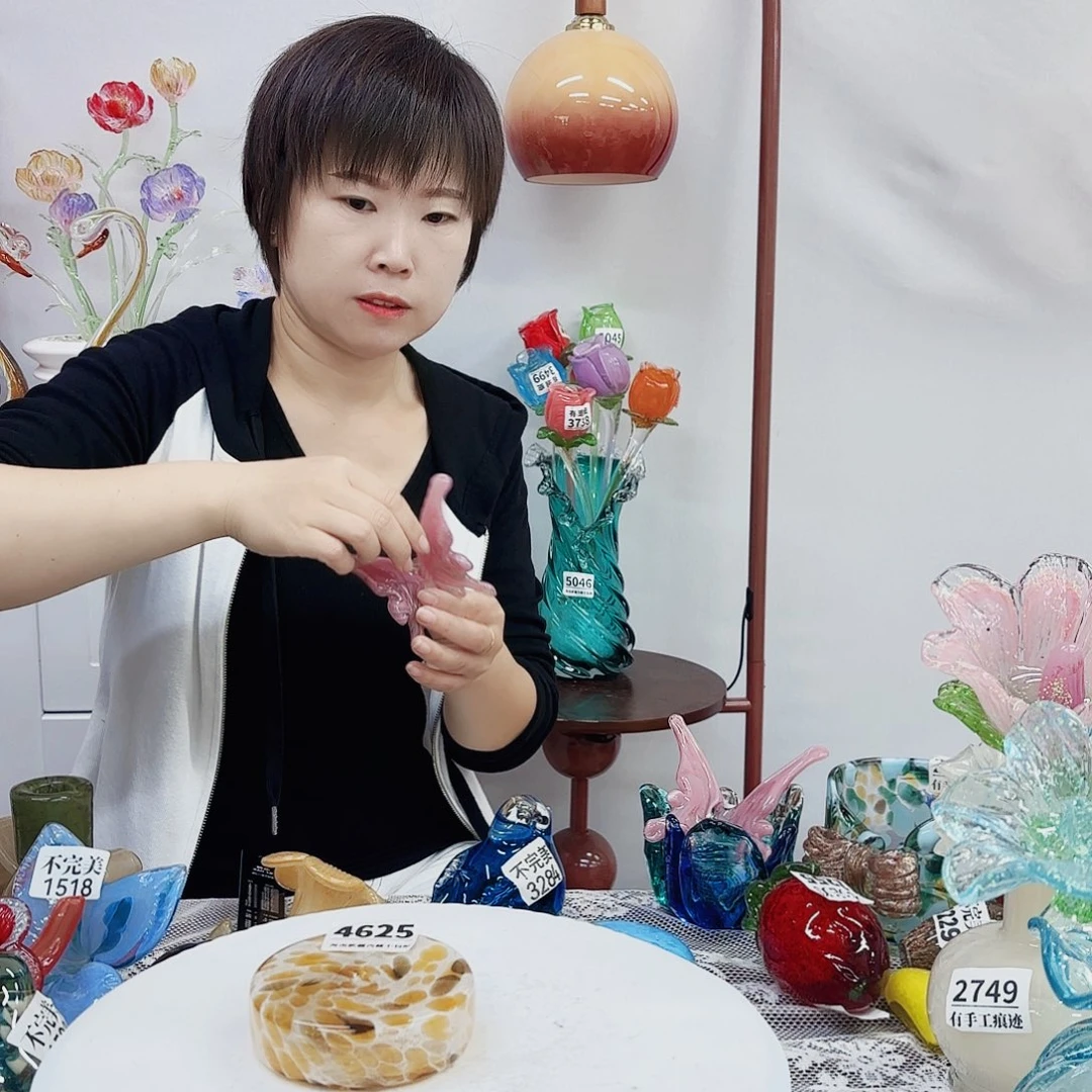 安妮家居美学琉璃花瓶不完美