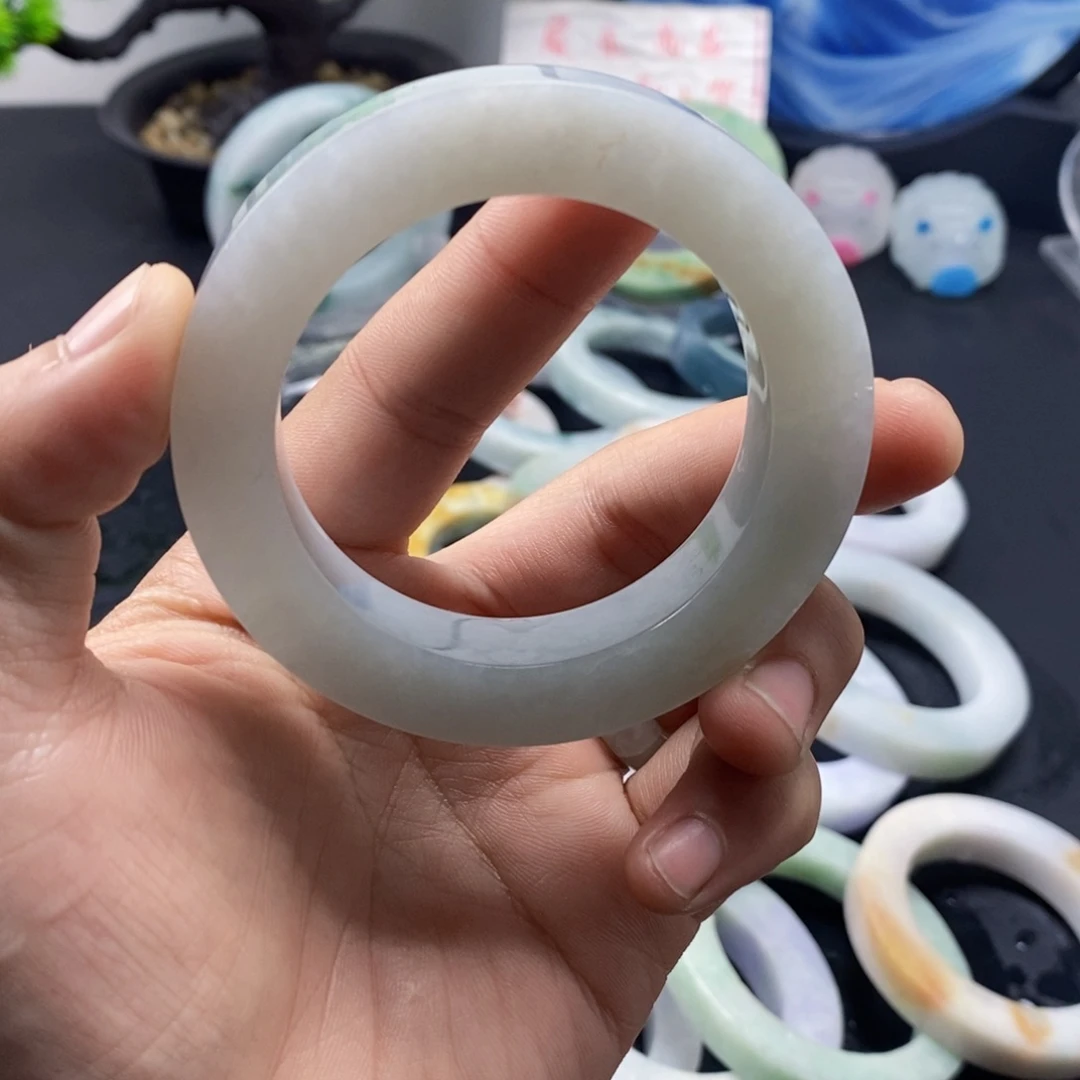 定制翡翠翡翠手镯未镶嵌广****胶
