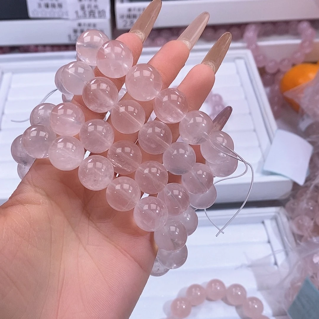 水晶手链未镶嵌粉水14