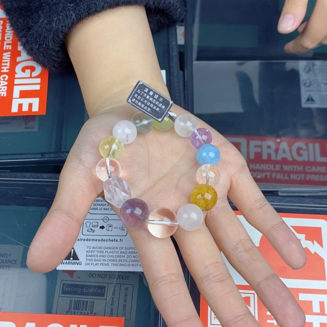 水晶银S925镶嵌手链