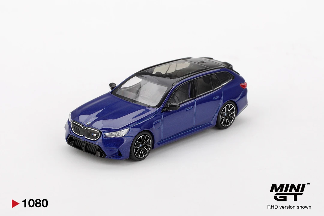 MINI GT 1:64 BMW M5 Touring Marina Bay Blue Metallic #1080