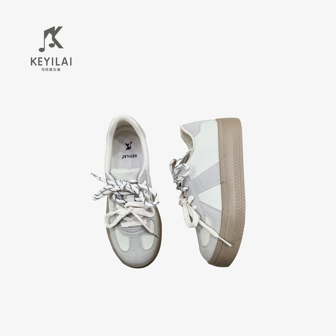 KYL可依莱-德训鞋春秋款复古厚底增高休闲板鞋DQXL1703