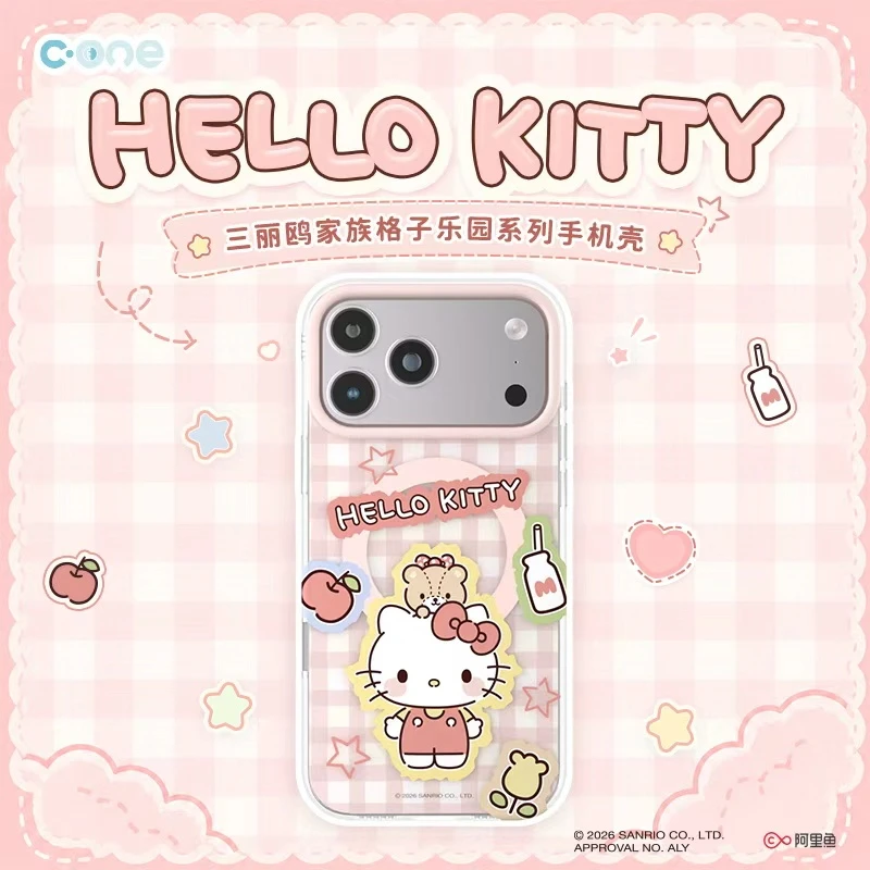 正版 三丽鸥 凯蒂猫 磁吸 防摔 手机壳