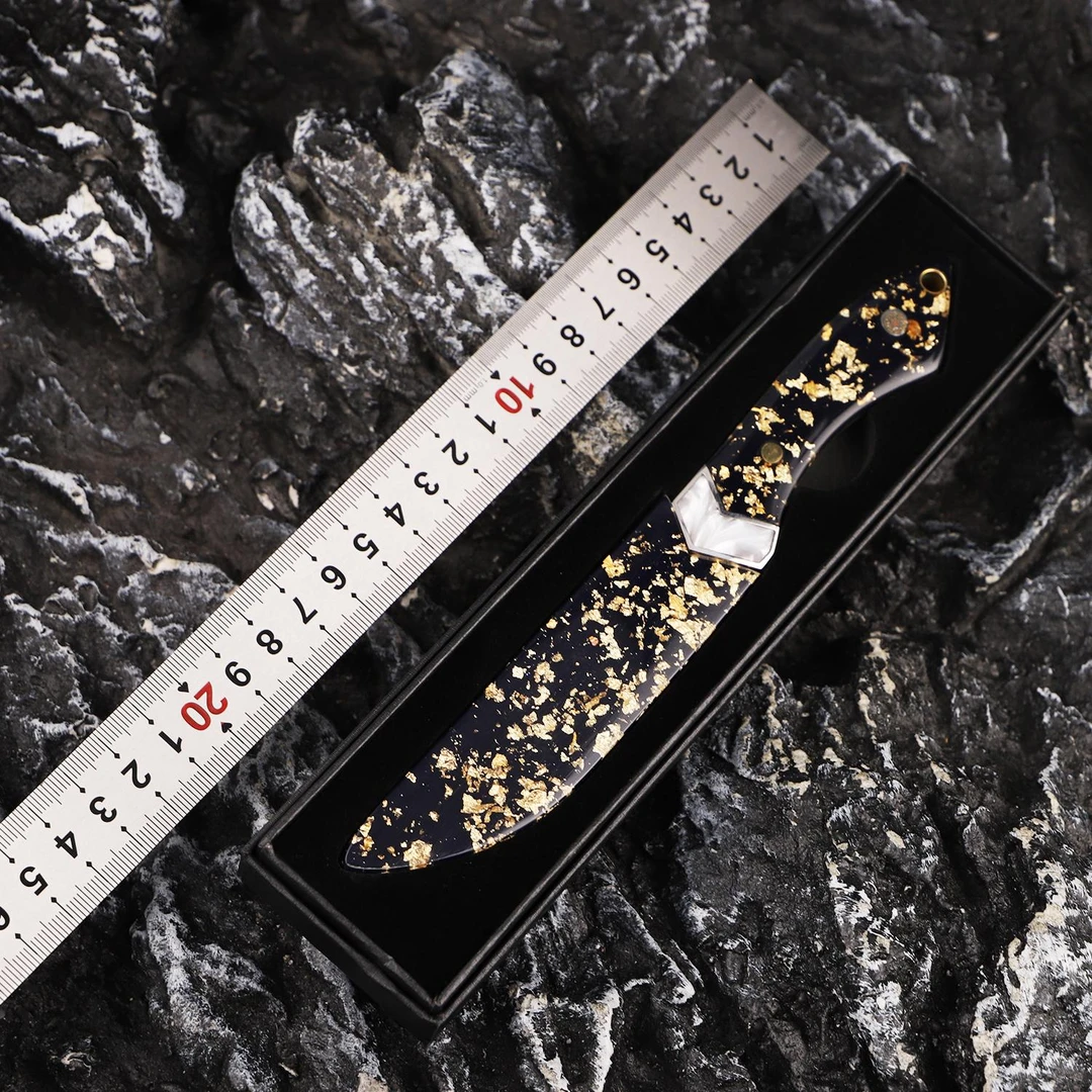 家用户外露营烧烤专用小刀便携切手把肉小刀镜面锋利多功能小刀