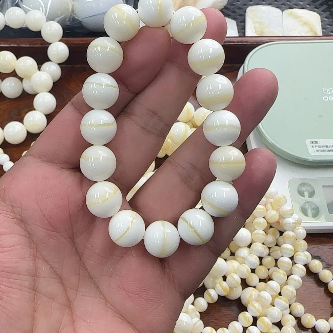 手串白玉菩提12金腰带