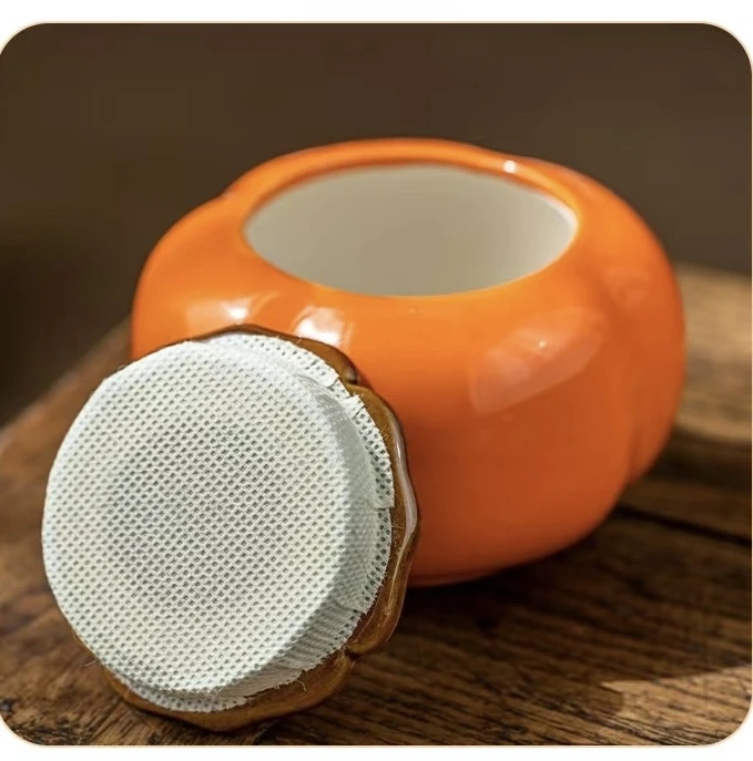 柿子茶叶罐烟灰缸