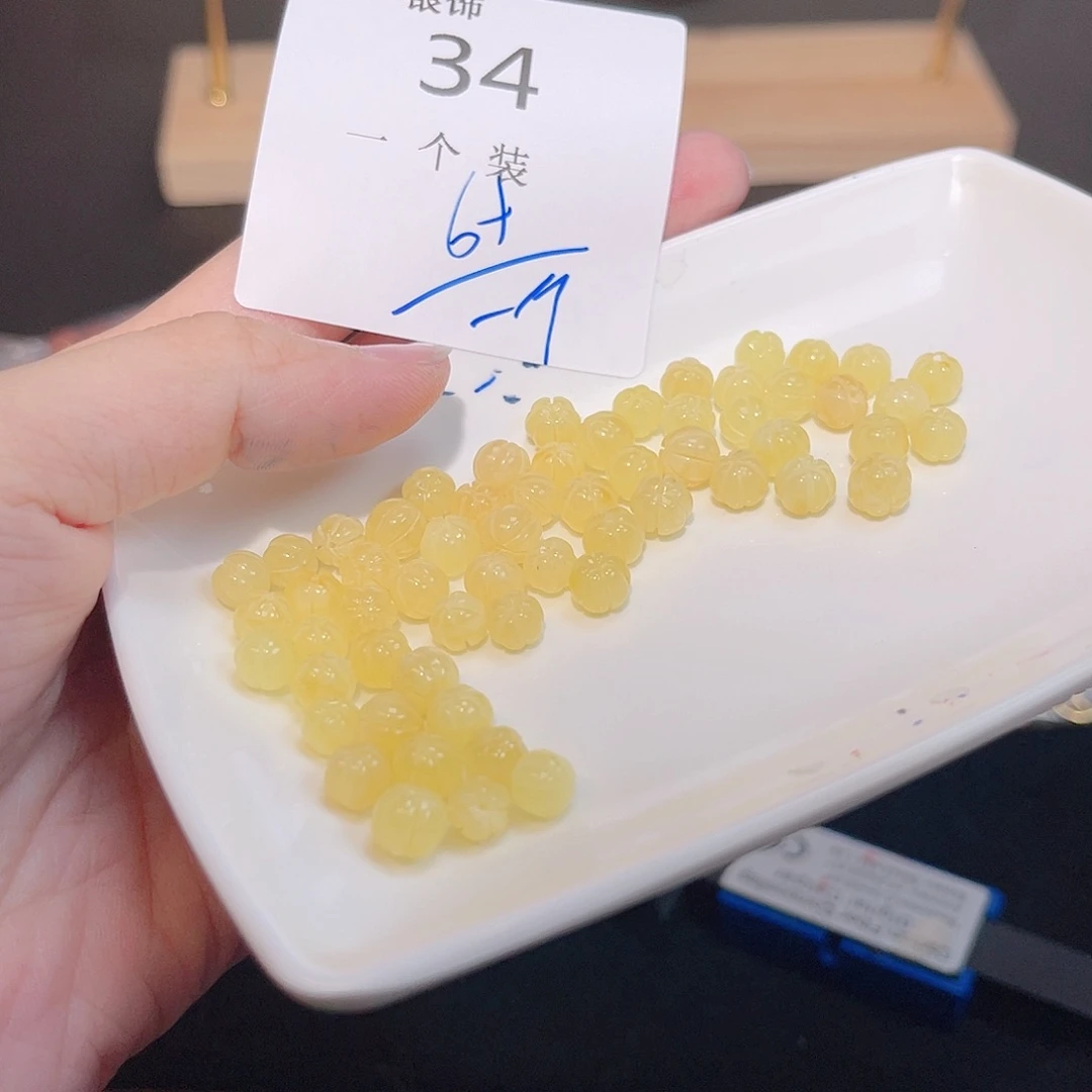 水晶珠宝半成品未镶嵌34 。