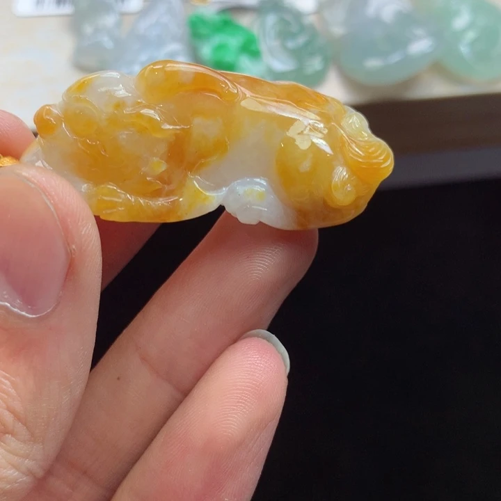 翡翠未镶嵌颈饰吊坠