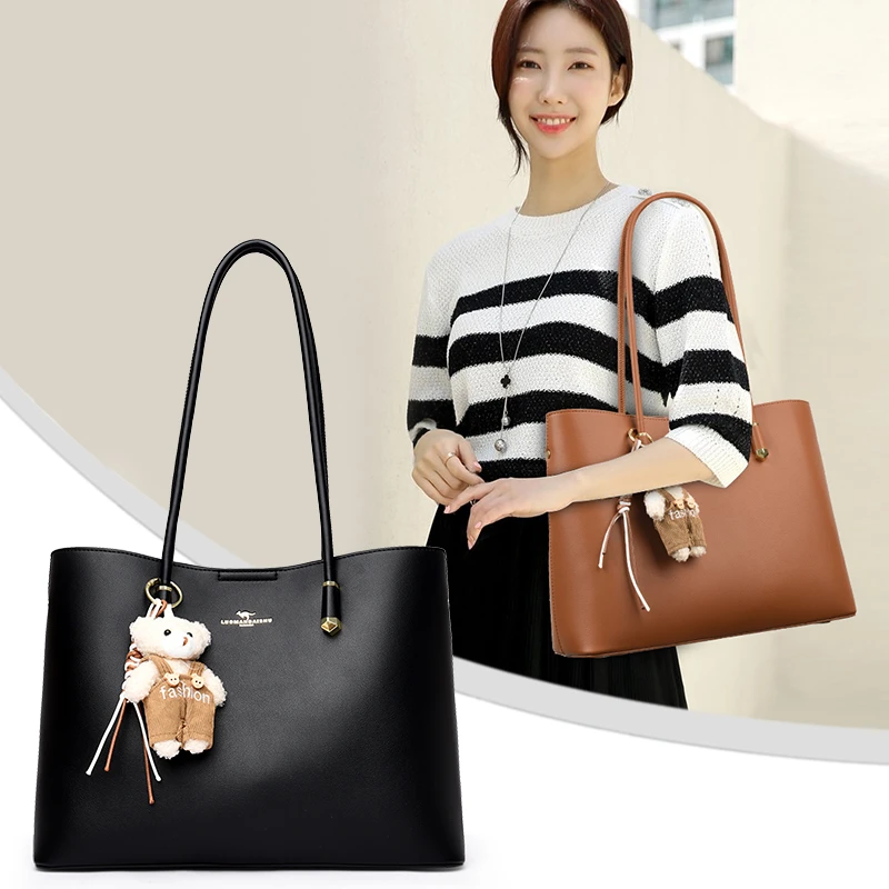 品牌轻奢托特包女包2025新款高级感包包大容量时尚简约通勤单肩包