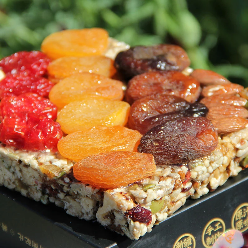 【新疆特产】美味好吃布郎仔传统手工大块切糕500*1袋坚果休闲零食