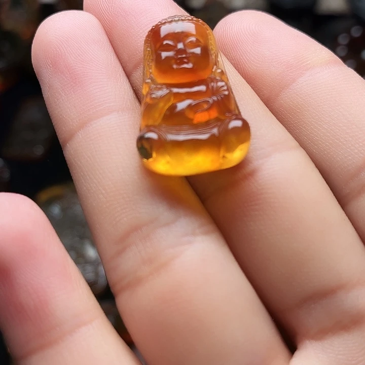 琥珀颈饰未镶嵌2.2