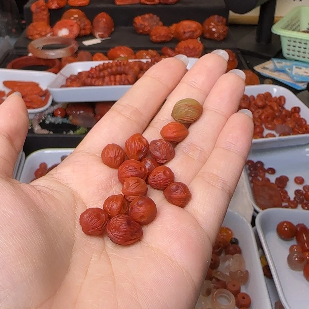 ～***～南红玛瑙未镶嵌吊坠(不含链)