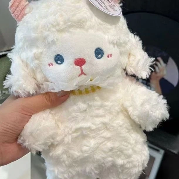 【胸针专拍链接】云朵布娃娃睡觉可爱小羊网红超萌玩偶生日礼物公仔