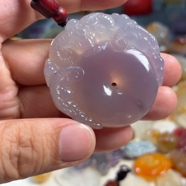 玛瑙/玉髓未镶嵌吊坠(不含链)