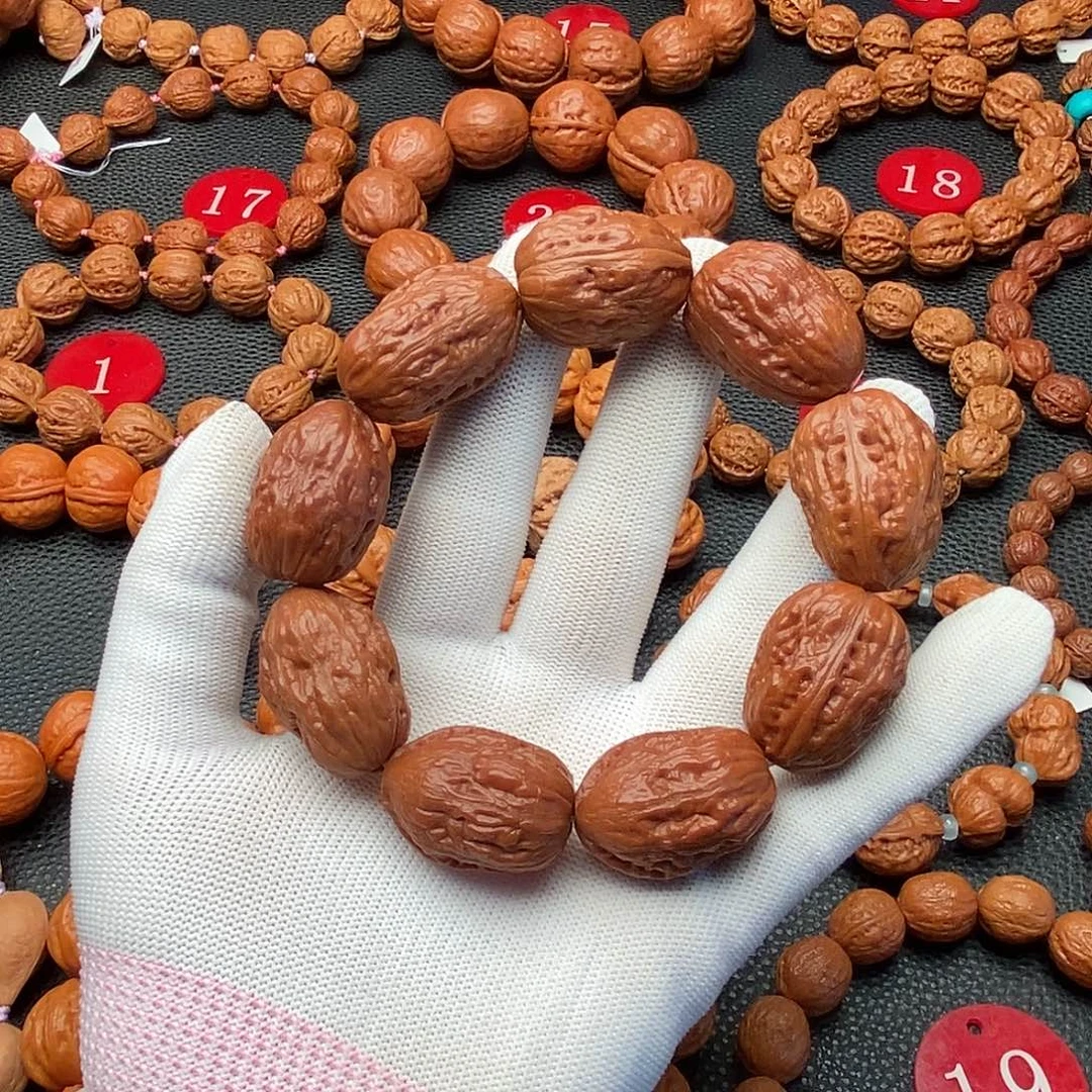 文玩核桃手串22尺寸大枣