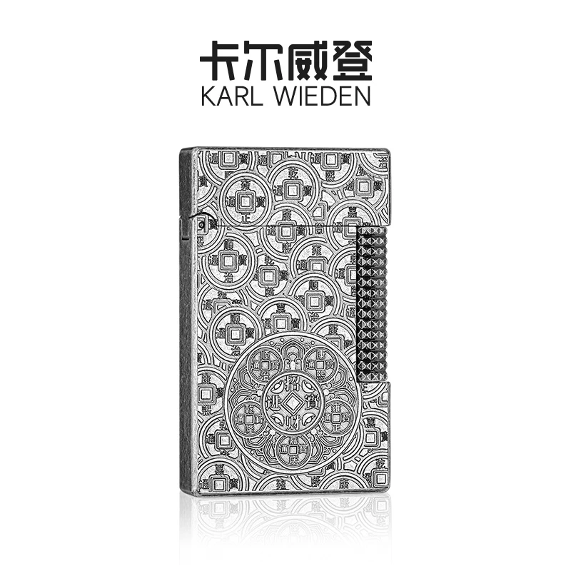 卡尔威登古银小五帝钱-经典手工制作高档煤油朗声火机黄铜火机