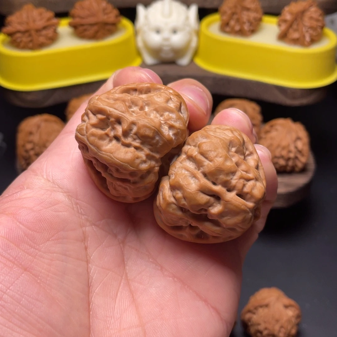 把件文玩核桃42➕蛤蟆头微修