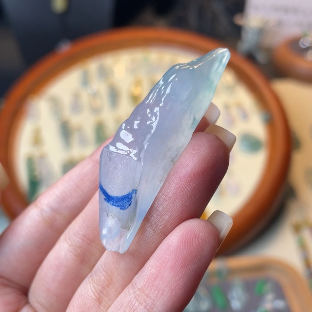 未镶嵌定制翡翠心*裸石