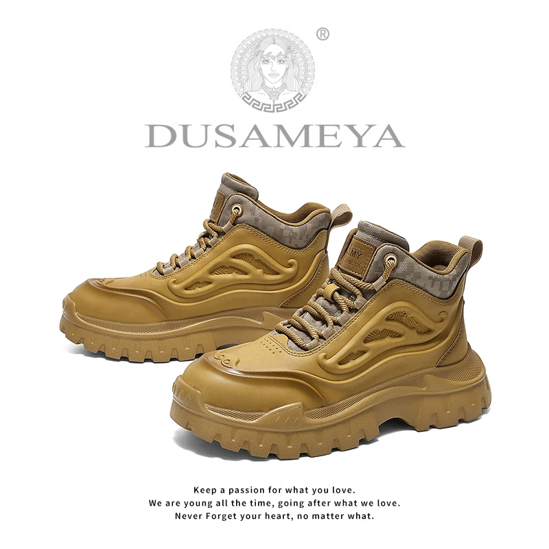 DUSAMEYA/杜莎米娅【爆款】男士轻奢时尚休闲百搭春季潮鞋男鞋6699