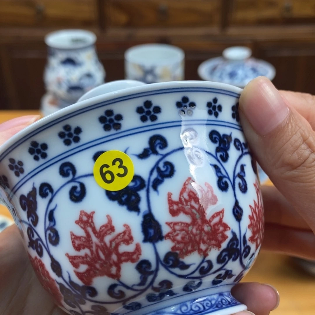 景德镇手绘现代茶具，非古董