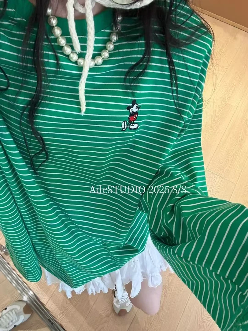 25221#【東Room】条纹T恤（福利商品No退No换）