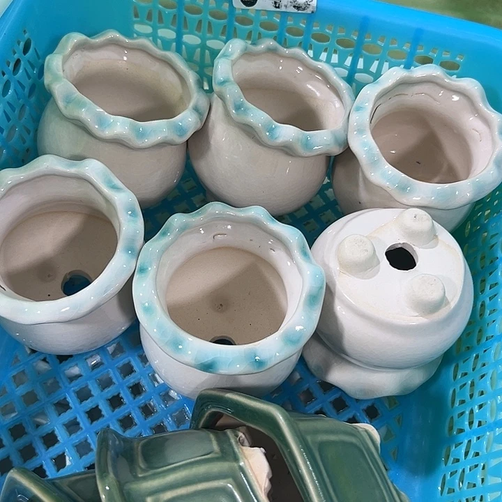 微瑕陶瓷花盆满9.9发