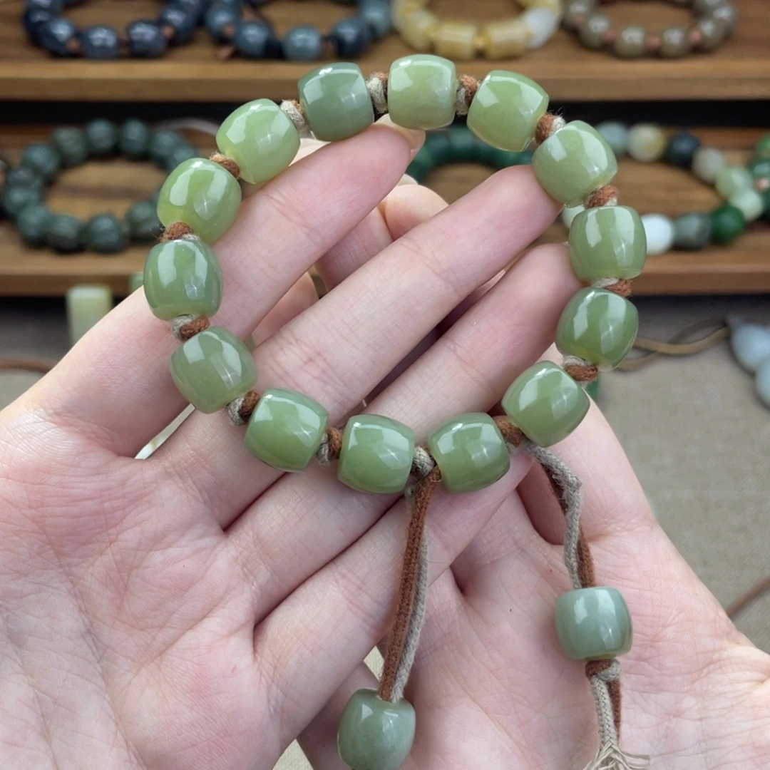 和田玉未镶嵌手链