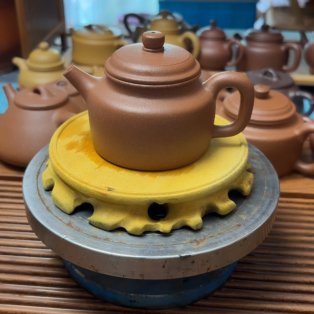 茶壶紫砂半手工制作