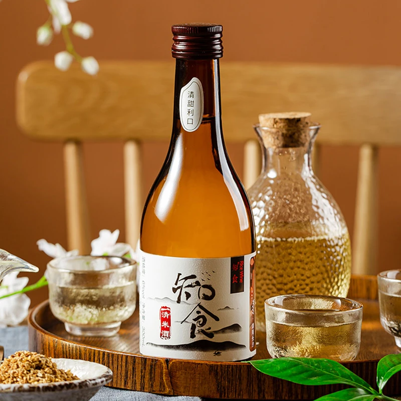 知食清米酒300mlx2瓶6度酒微醺聚会女生酒微醺必备米酒糯米酒