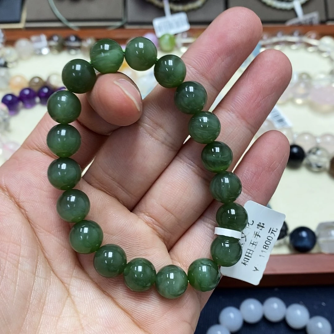 和田玉手链未镶嵌