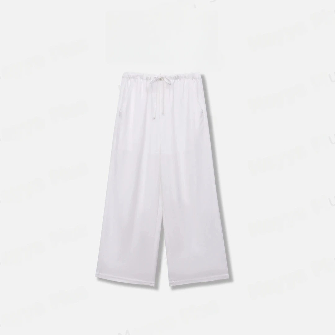 【慵懒裤】定制轻奢气质欧若风显瘦直筒裤