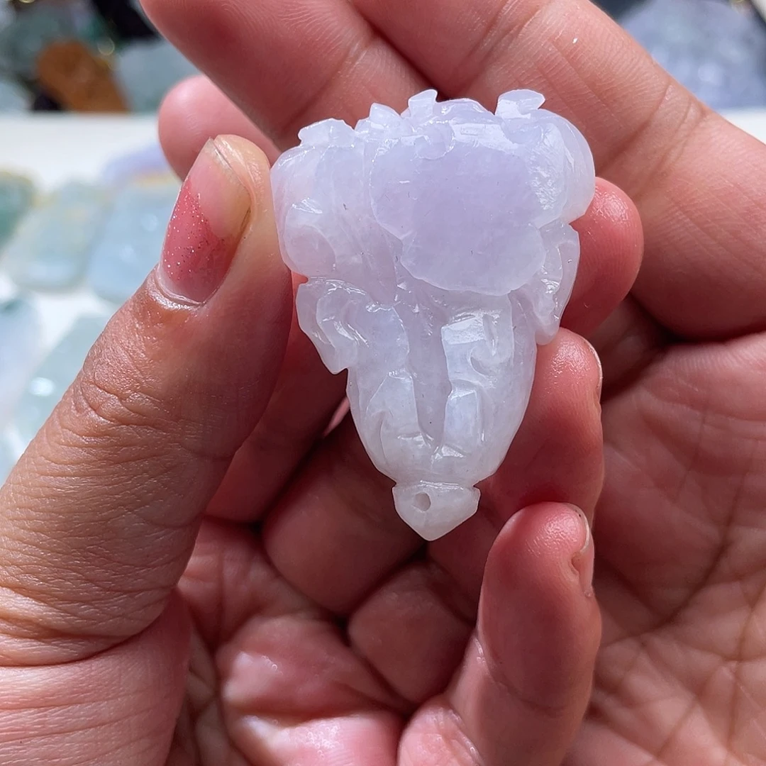 定制翡翠未镶嵌雪*翡玉缘翡翠