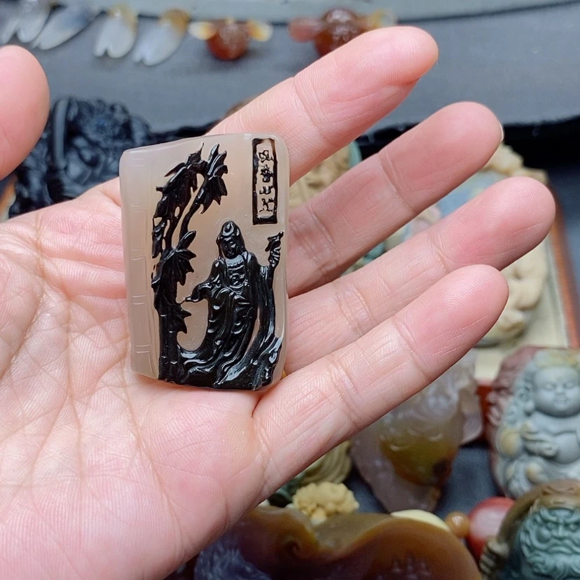 【闪购商品】定制玛瑙吊坠未镶嵌