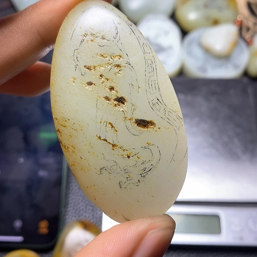定制和田玉挂件未镶嵌李***i