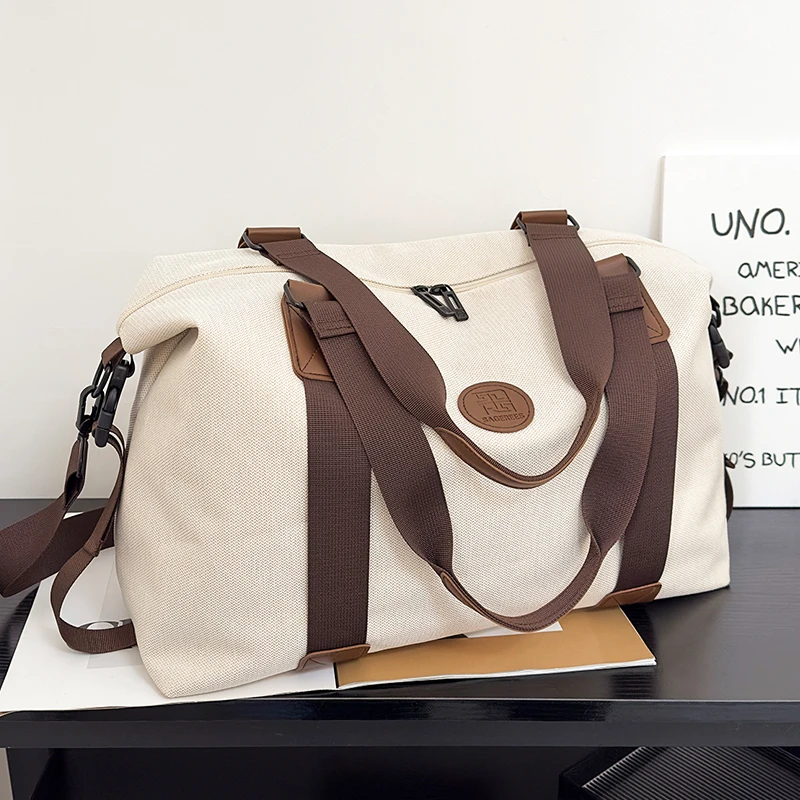 出差短途旅行包女手提轻便大容量防水旅游健身包单肩斜挎行李包袋