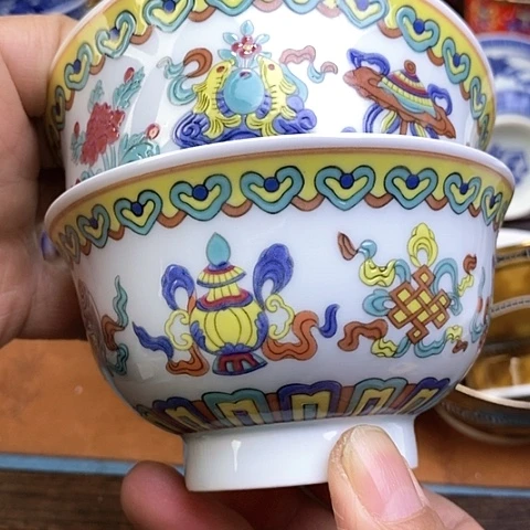 景德镇陶瓷藏式茶碗