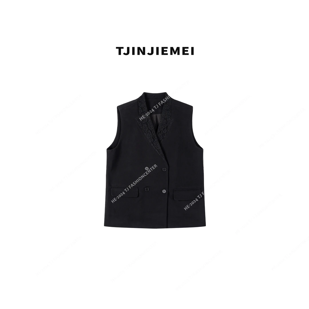 娟娟【蕾丝边马甲】设计感简约休闲百搭MJ2502-2510