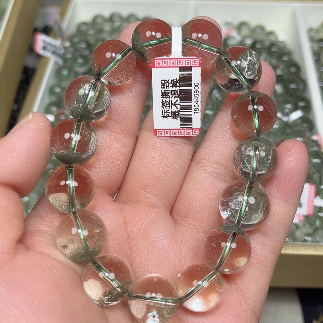 手串水晶未镶嵌绿幽灵手串
