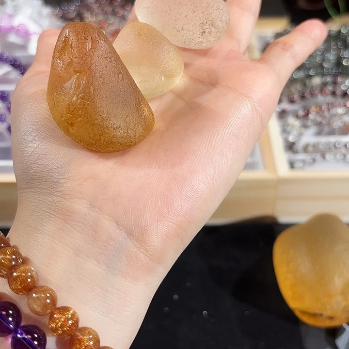 水晶未镶嵌珠宝半成品