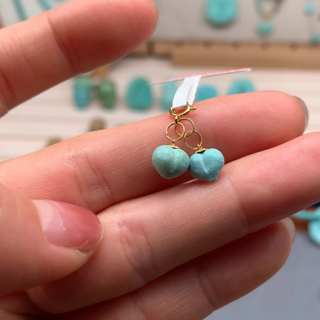 绿松石18K金镶嵌绿松石