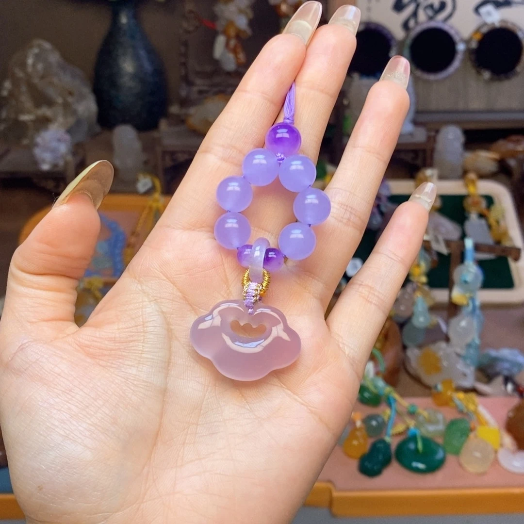 玛瑙/玉髓未镶嵌车挂挂件