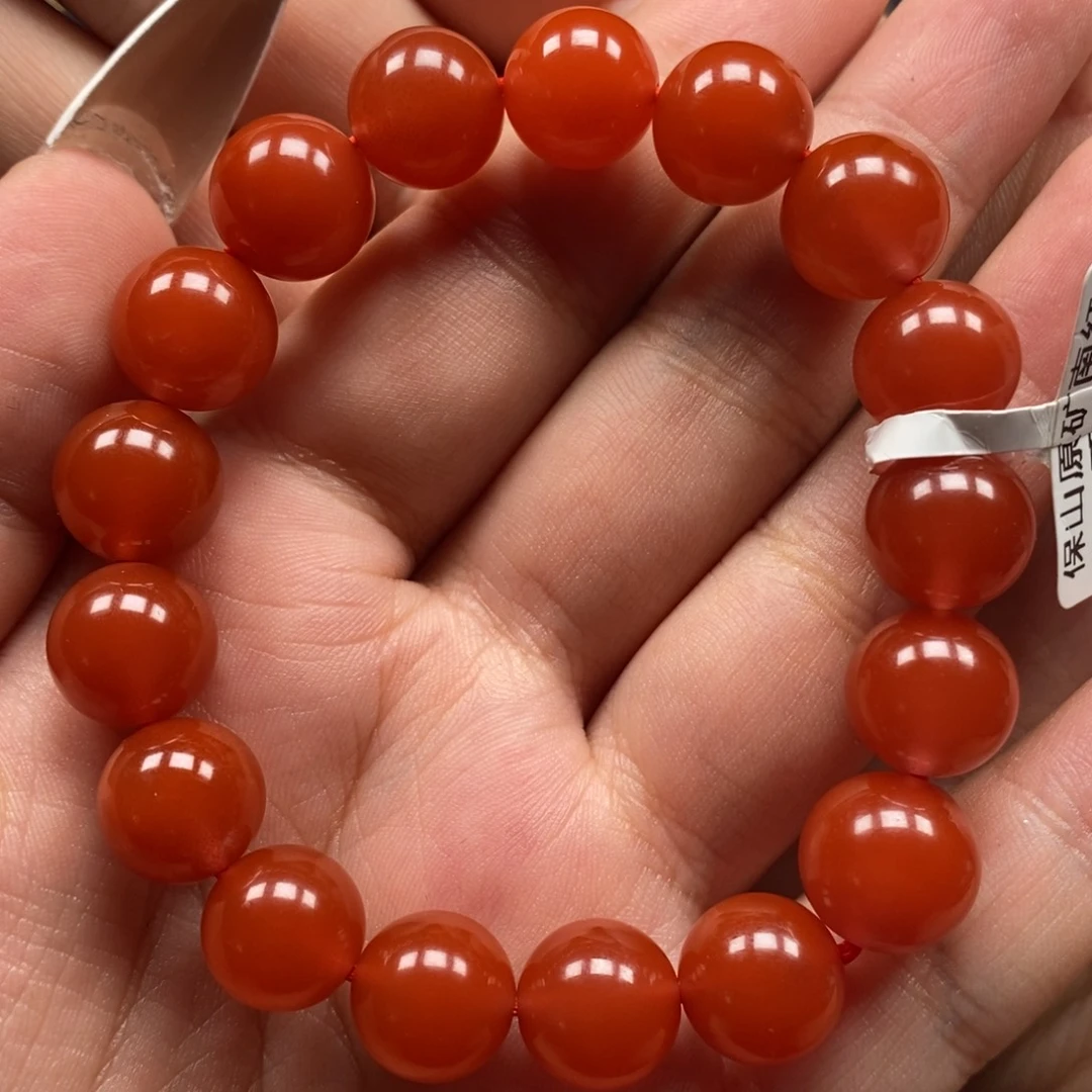 阳***阳南红玛瑙未镶嵌手串