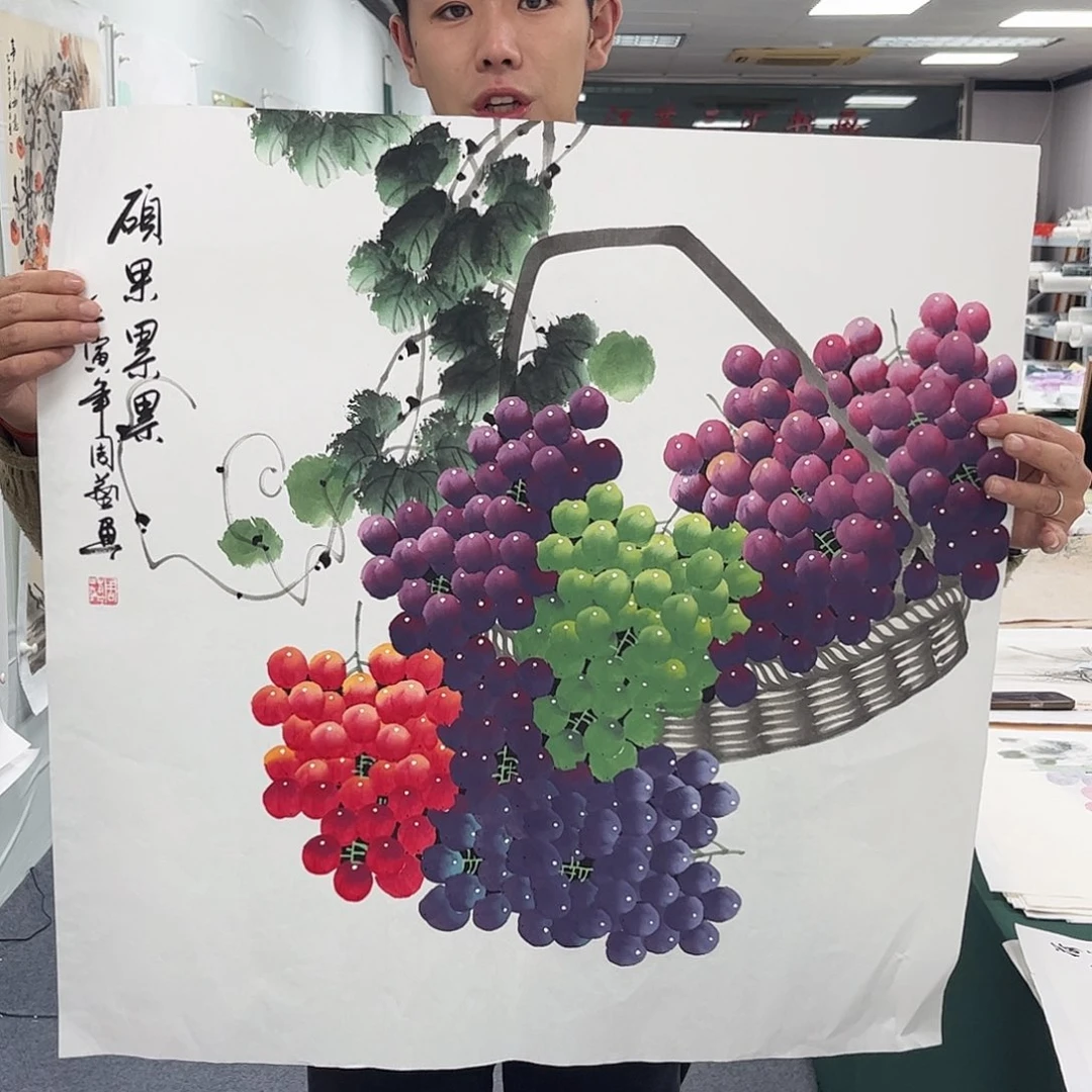 国画纯手绘国画大捡漏了啦