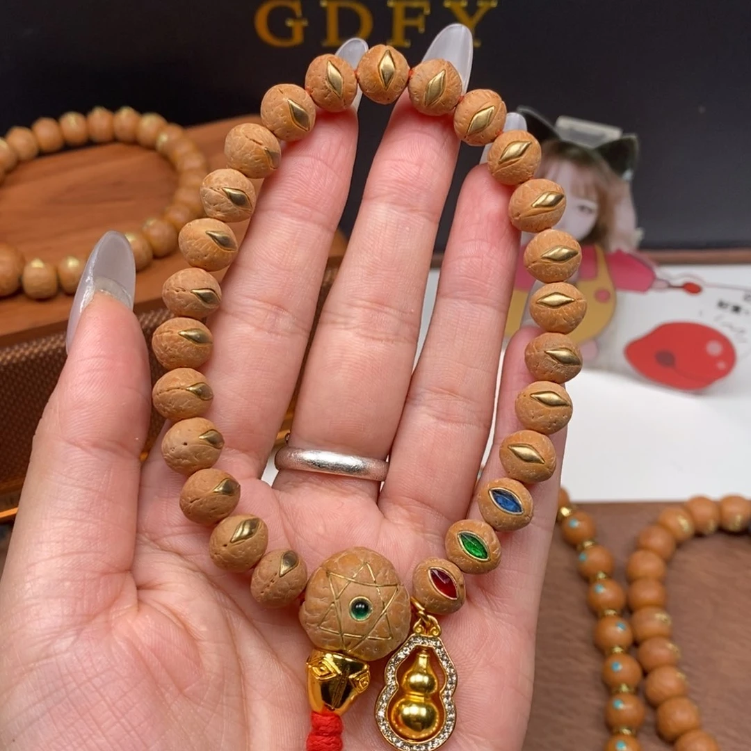 一***凤眼菩提手串尼泊尔