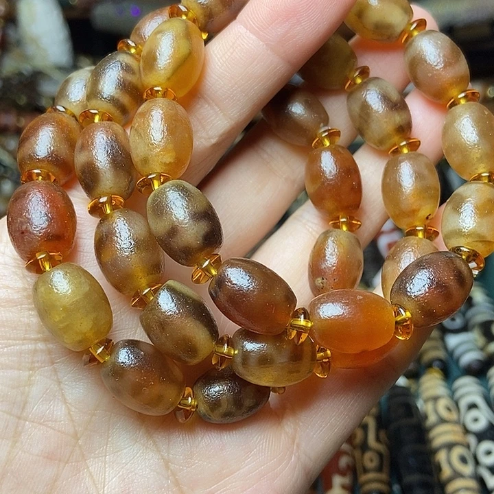 玛瑙/玉髓未镶嵌手链发一条