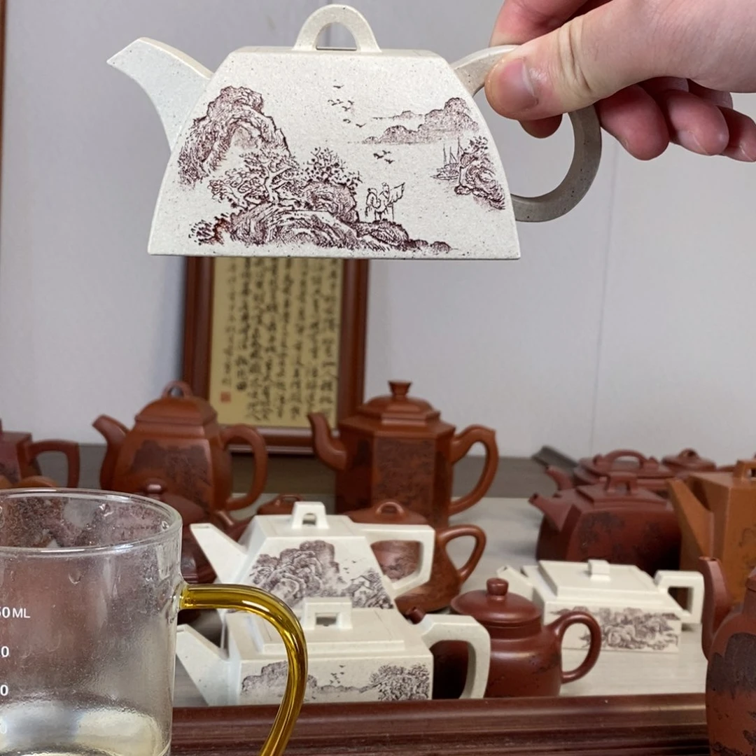 茶壶紫砂原矿泥料传统工艺制作
