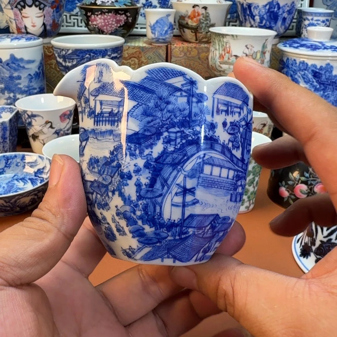 。***陶杯子景德镇全手工手绘陶瓷