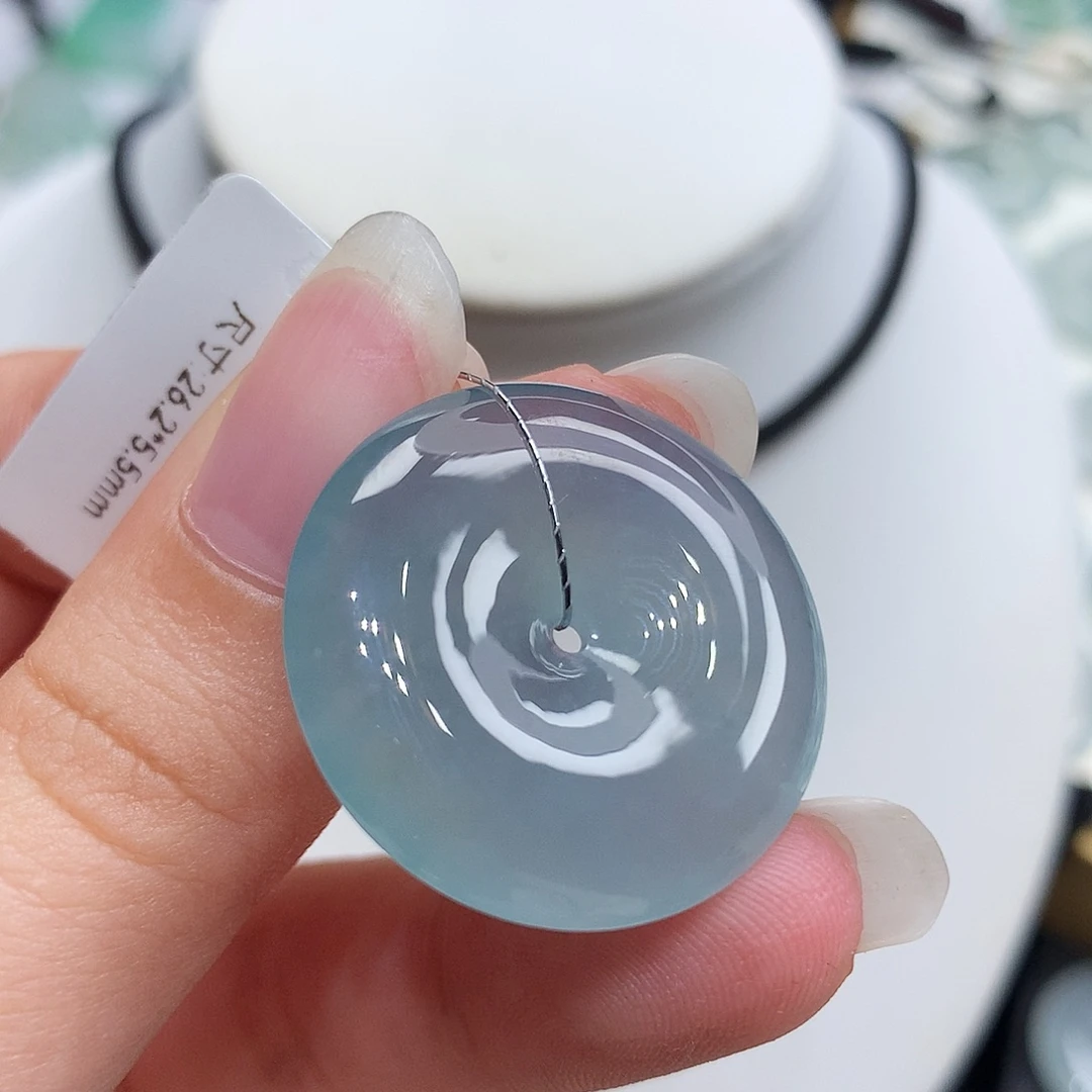 翡翠未镶嵌胸饰翡翠70，26.2/5.5