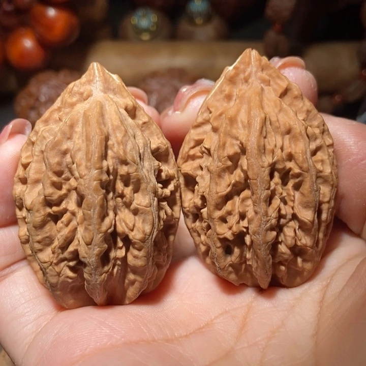 把件文玩核桃东北楸子小雪86