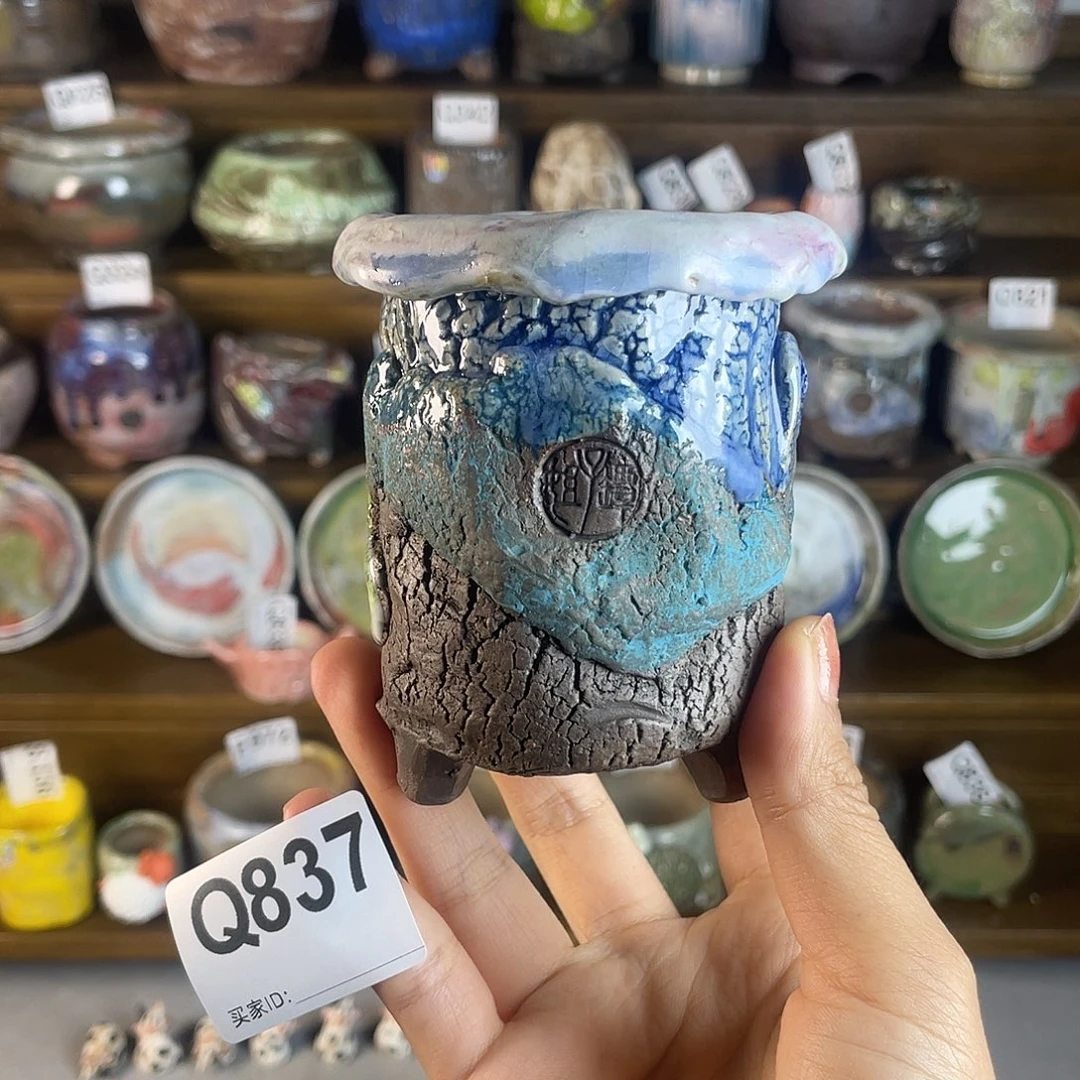 孤品油画山石小老桩 内口5.5 百搭